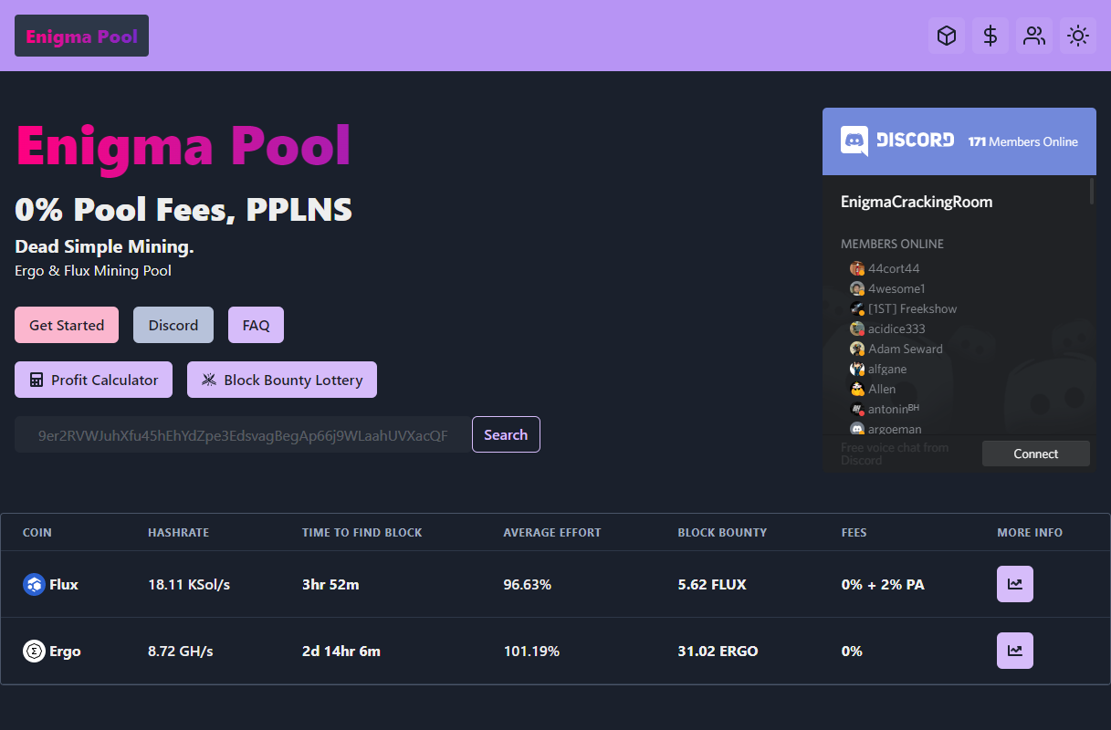 Enigma Pool preview